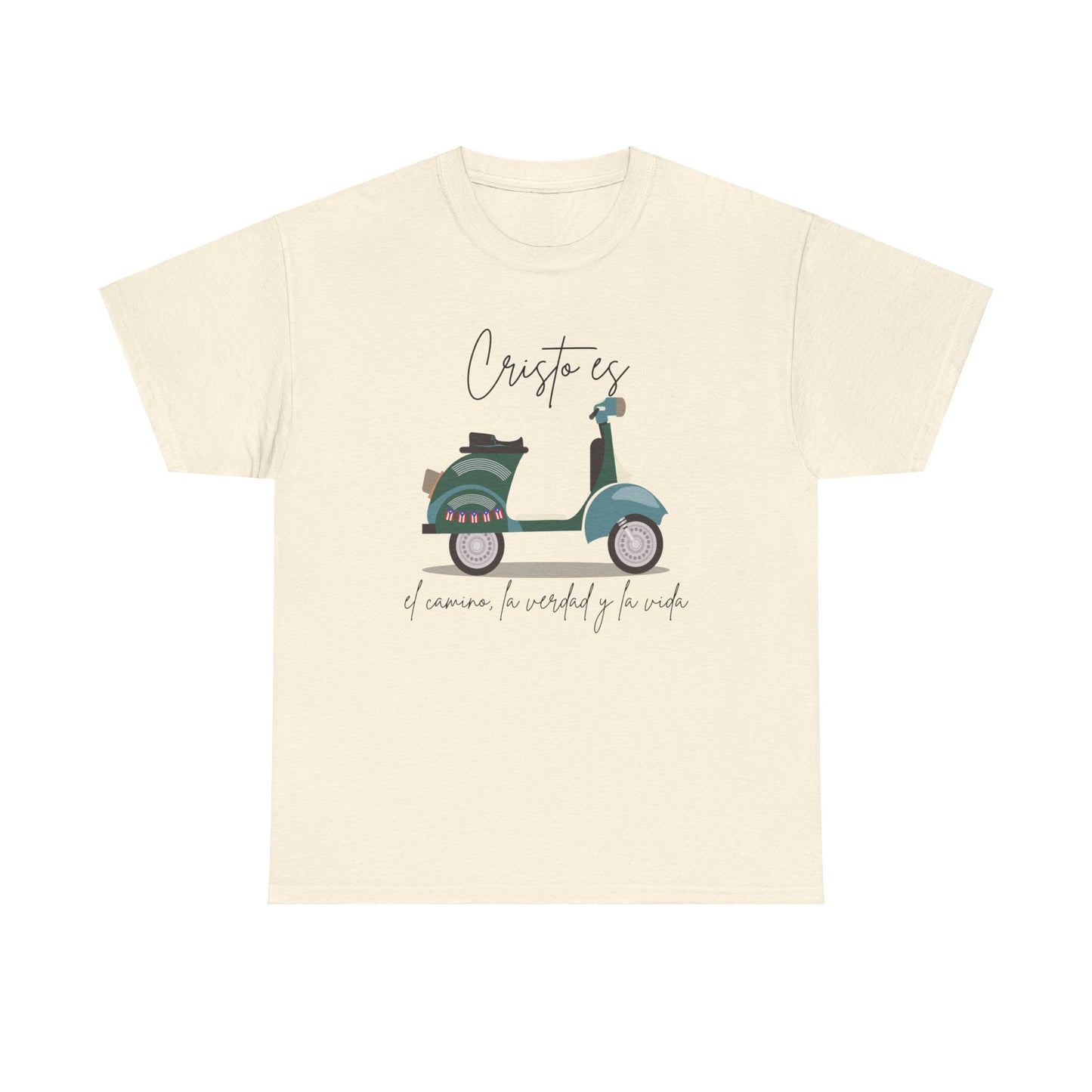 Cristo es - PR Flag Spanish - Unisex Heavy Cotton Tee