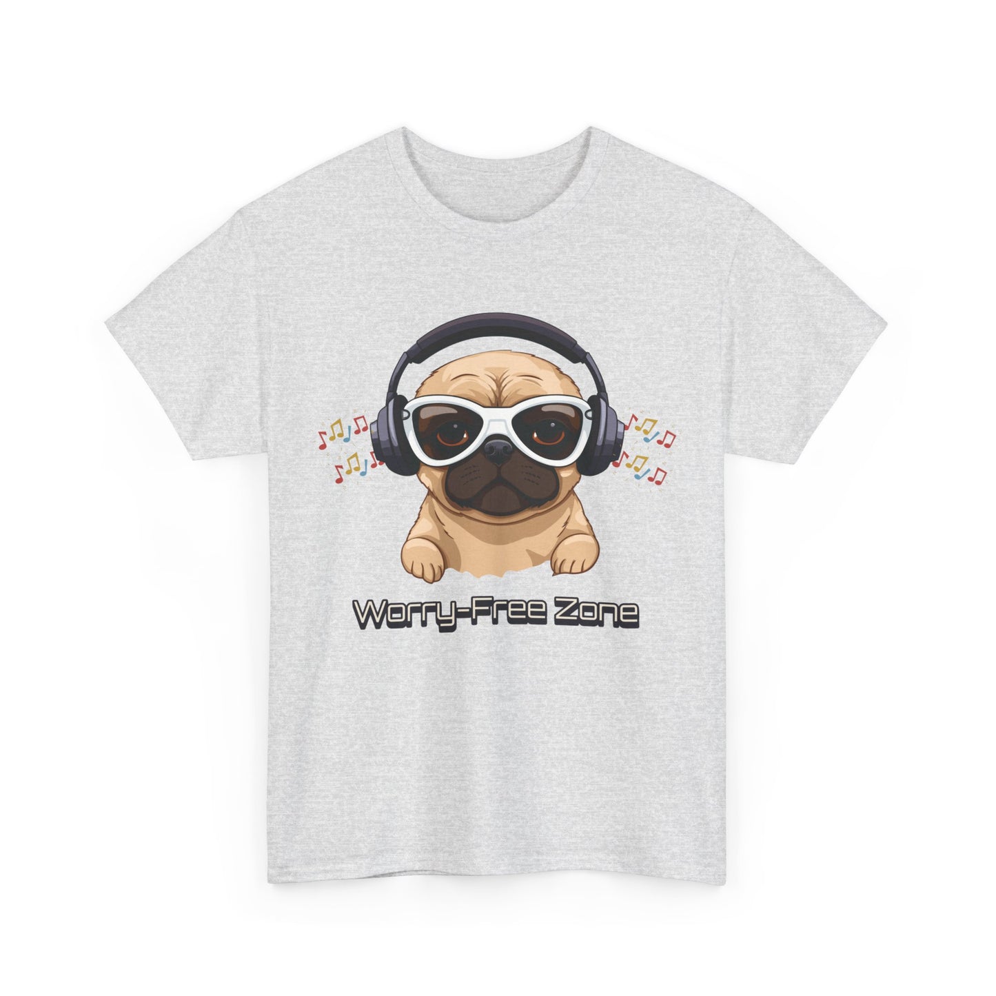 Worry-Free Zone - Unisex Heavy Cotton Tee