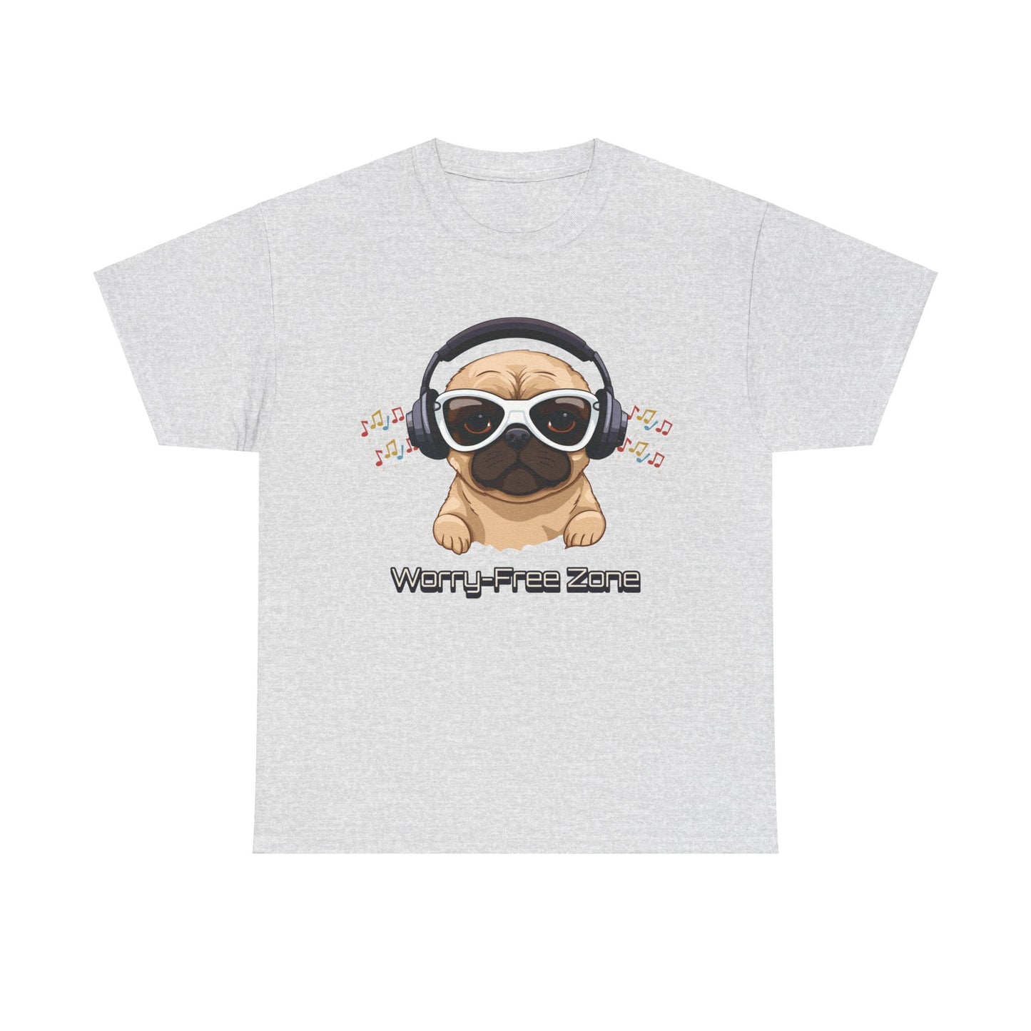 Worry-Free Zone - Unisex Heavy Cotton Tee