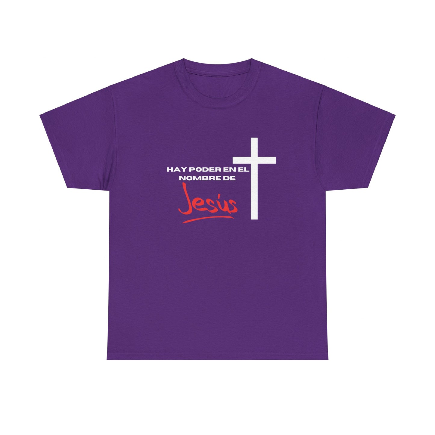 Hay poder en Jesus - Spanish - Unisex Heavy Cotton Tee