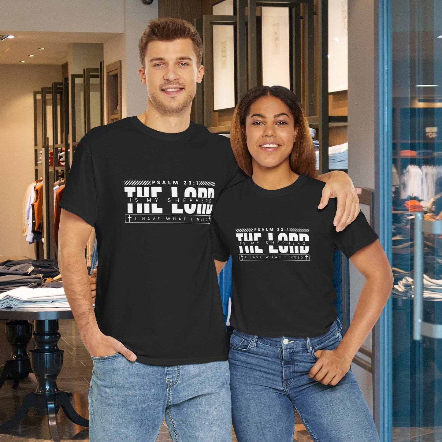 The Lord is My Shepherd - Unisex Heavy Cotton Tee