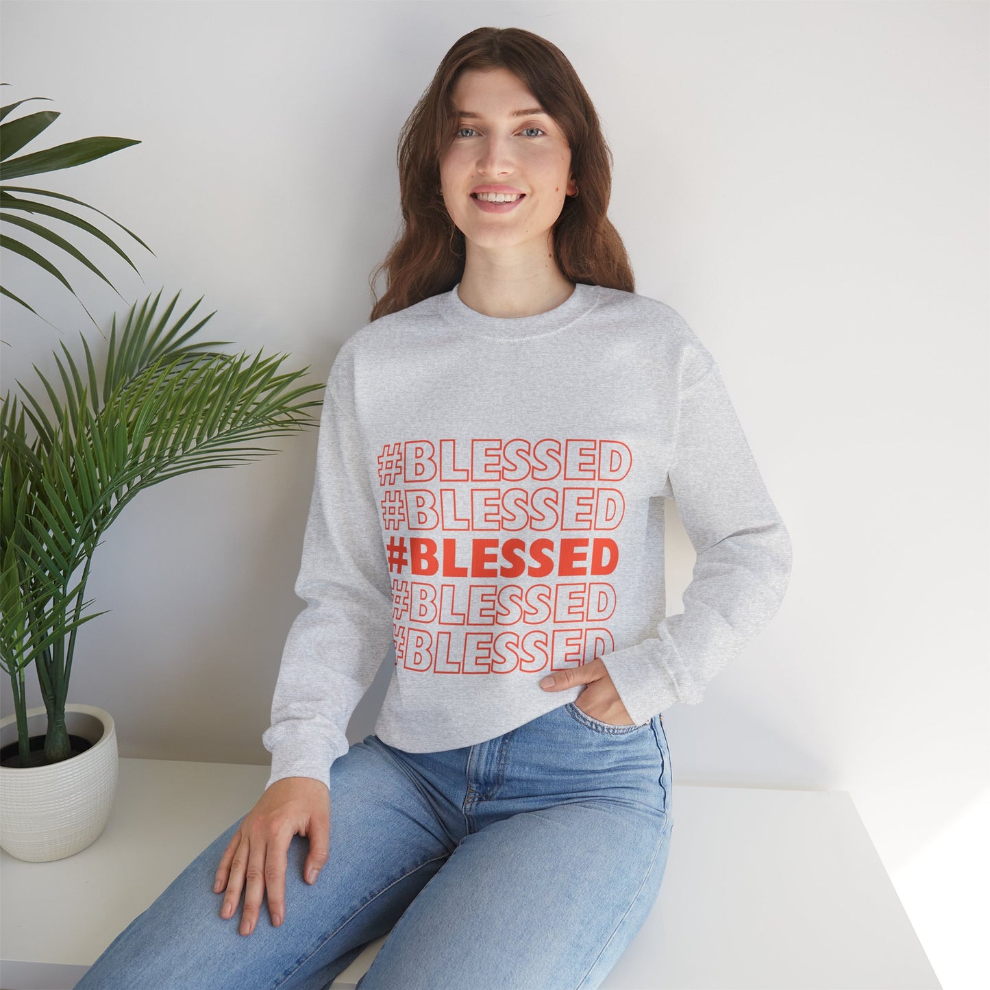 Blessed Front - Crewneck Sweatshirt