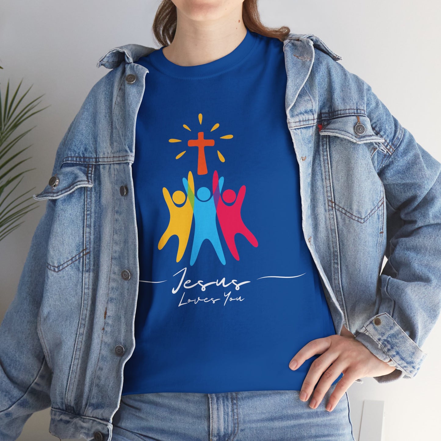 Jesus Loves You - Unisex Heavy Cotton Tee