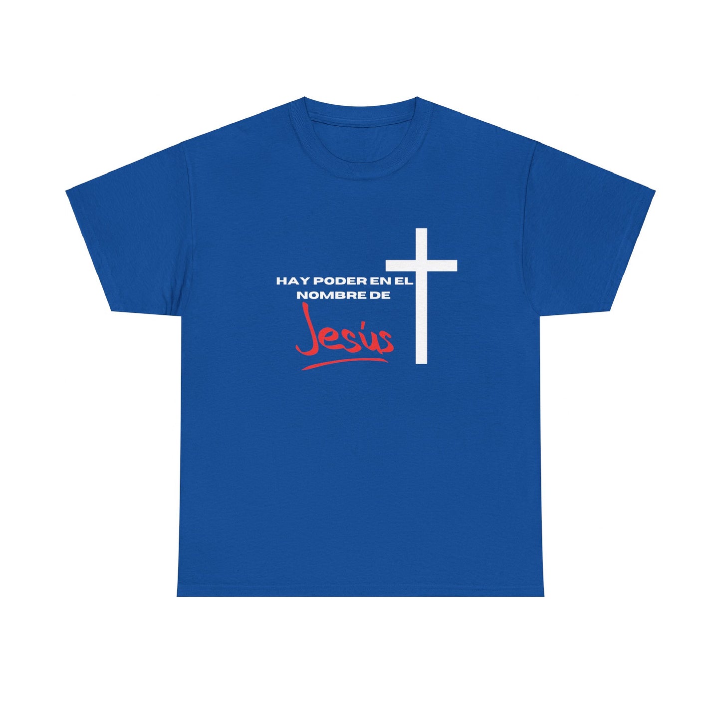 Hay poder en Jesus - Spanish - Unisex Heavy Cotton Tee
