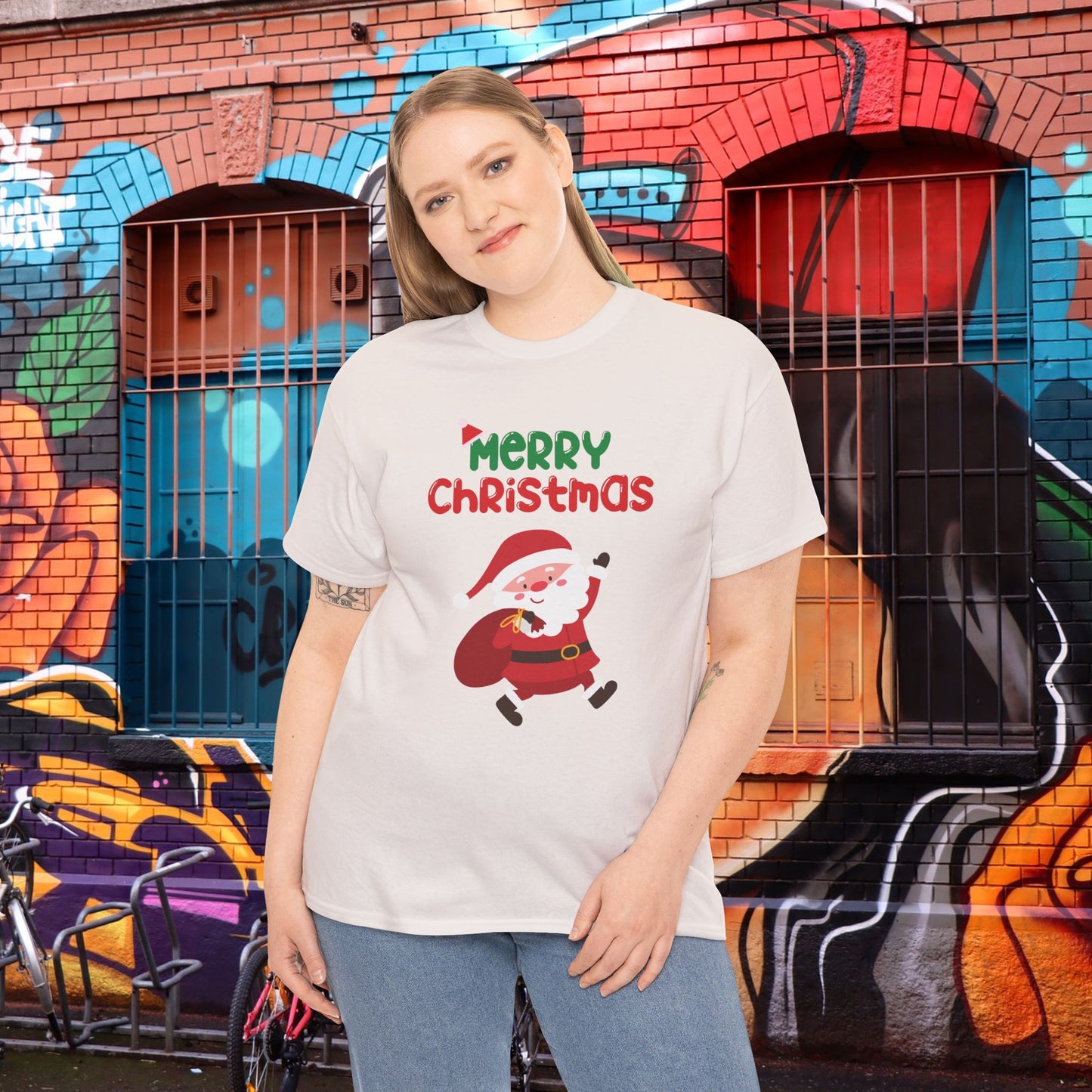 Christmas Santa Unisex Tee - Festive Holiday Apparel
