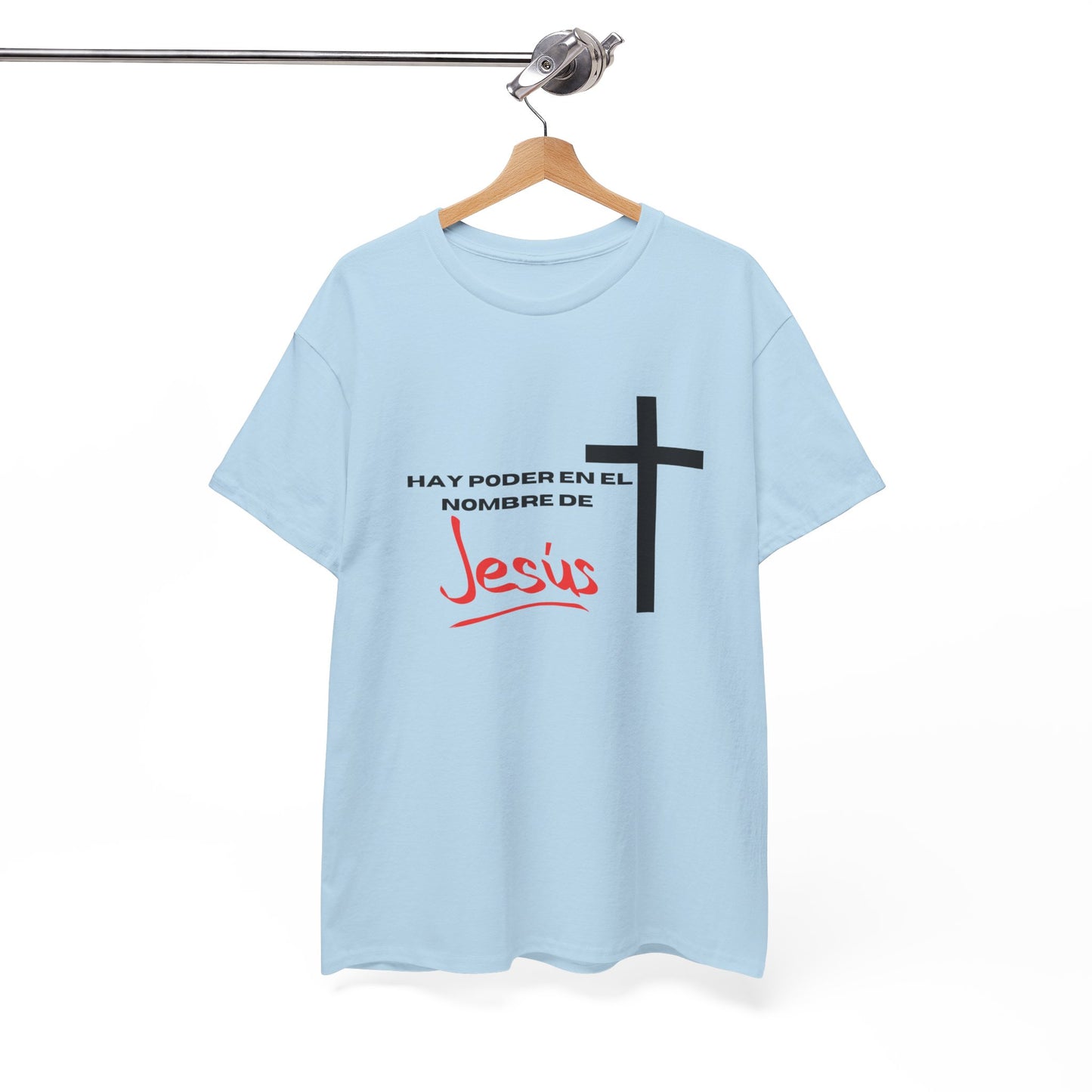 Hay poder en Jesus - Spanish - Unisex Heavy Cotton Tee