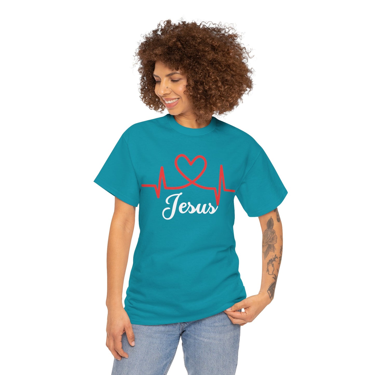 Jesus Hearth - Unisex Heavy Cotton Tee