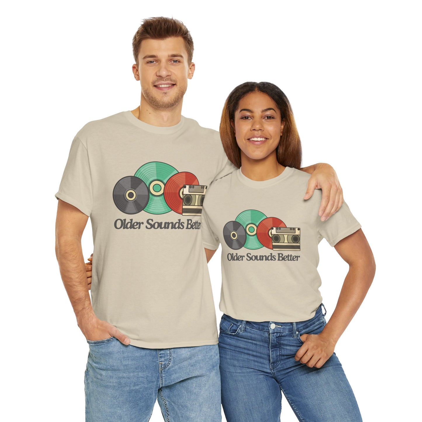 Older sounds better - Unisex Heavy Cotton Tee
