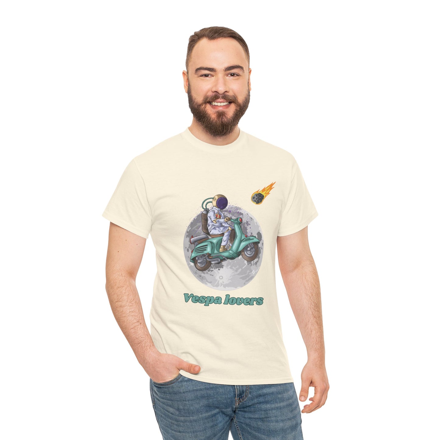 Vespa Lovers - Spanish - Unisex Heavy Cotton Tee