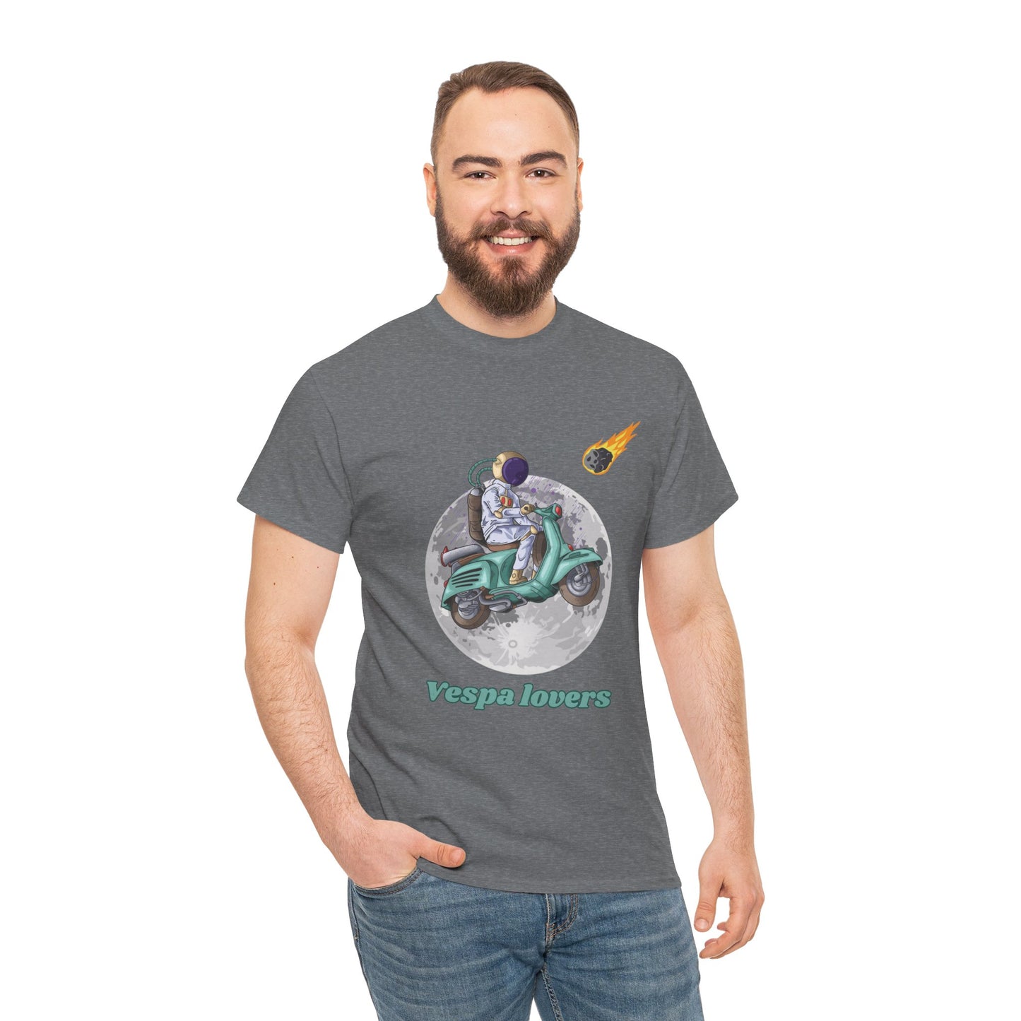 Vespa Lovers - Spanish - Unisex Heavy Cotton Tee