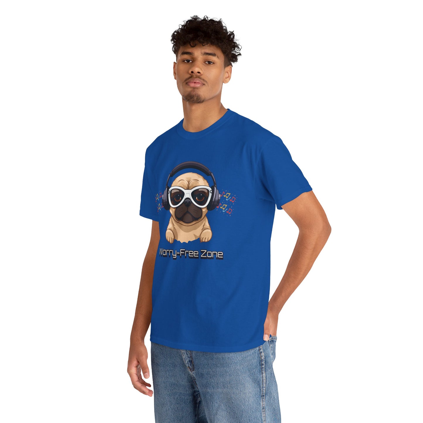 Worry-Free Zone - Unisex Heavy Cotton Tee