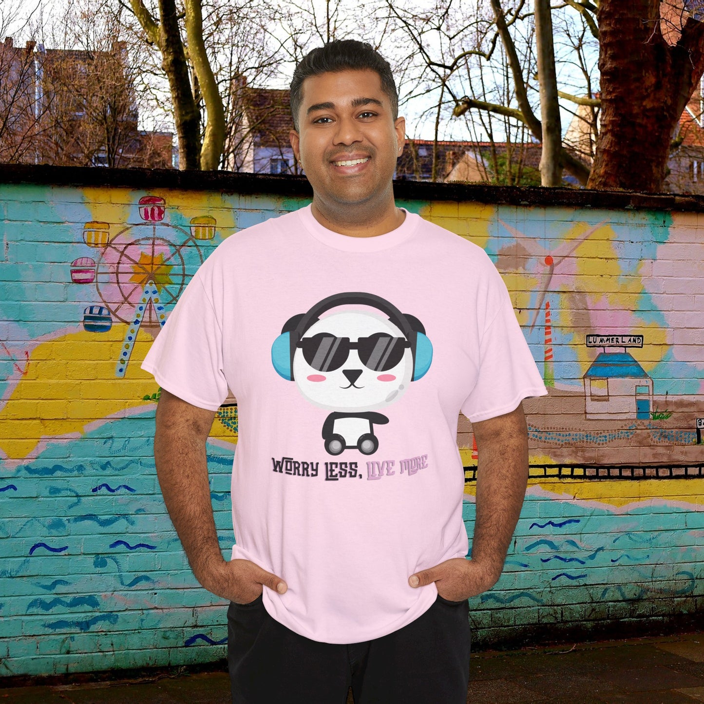 Worry Less - Unisex Heavy Cotton Tee
