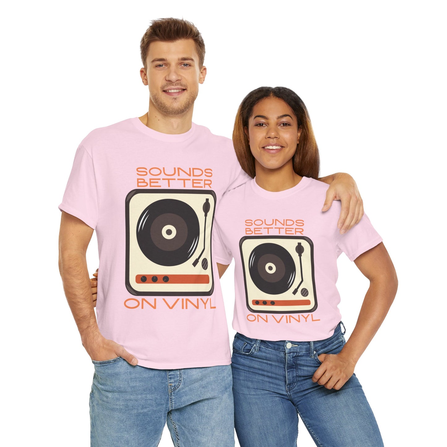 Sounds Better Vinyl - Unisex Heavy Cotton Tee