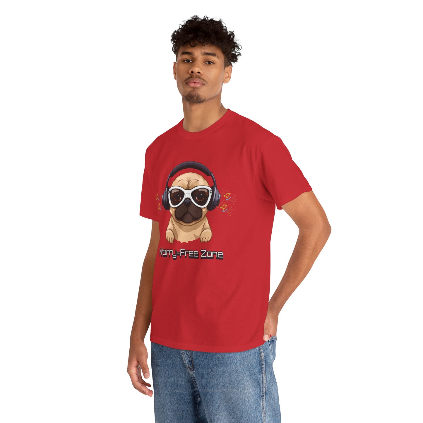 Worry-Free Zone - Unisex Heavy Cotton Tee