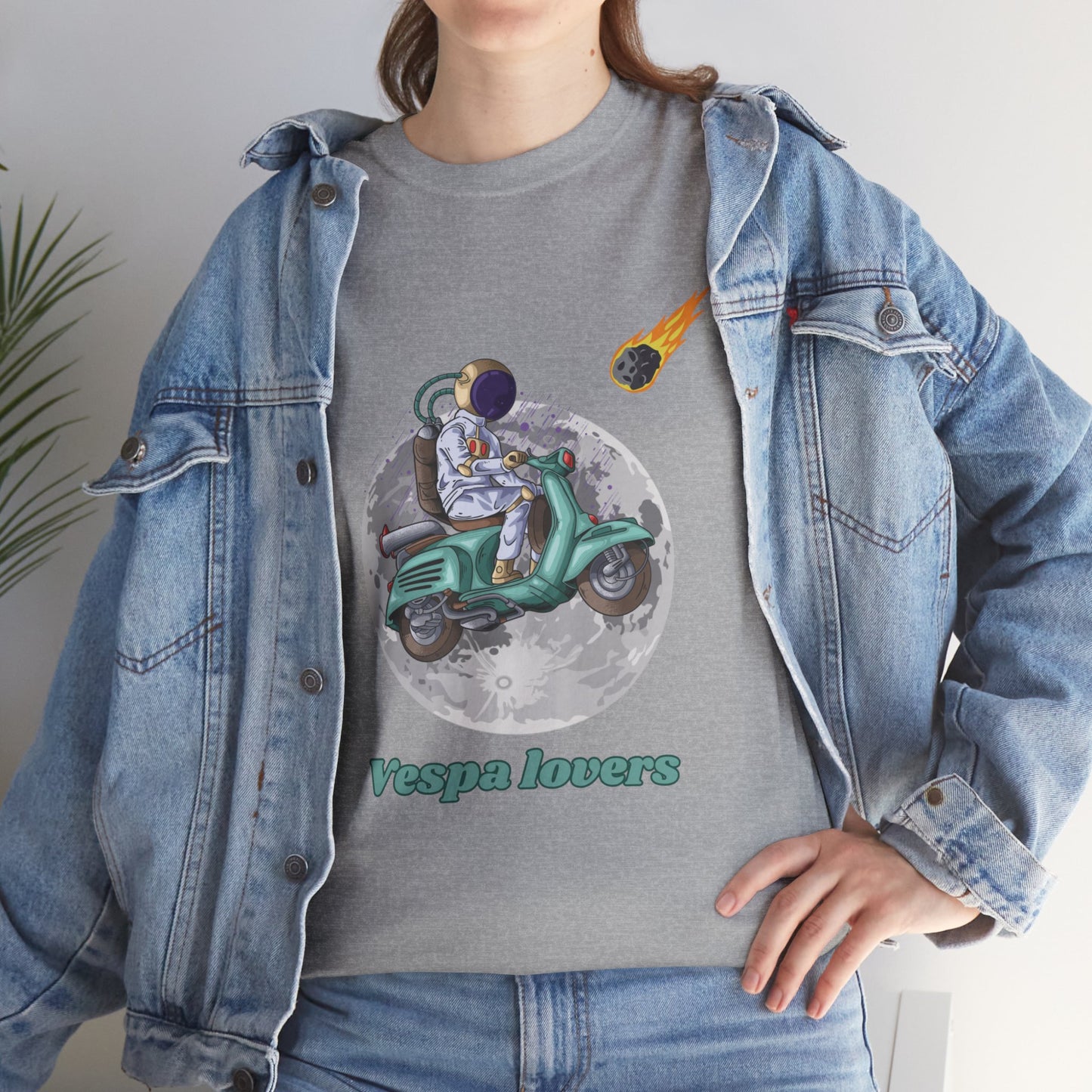 Vespa Lovers - Spanish - Unisex Heavy Cotton Tee