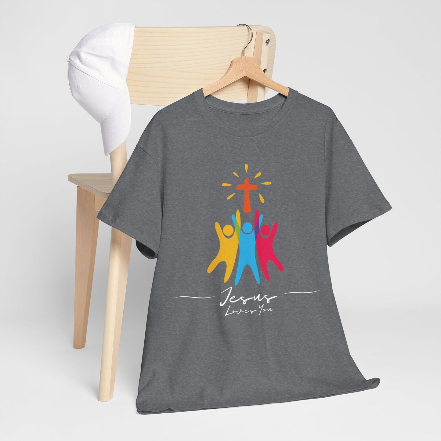 Jesus Loves You - Unisex Heavy Cotton Tee