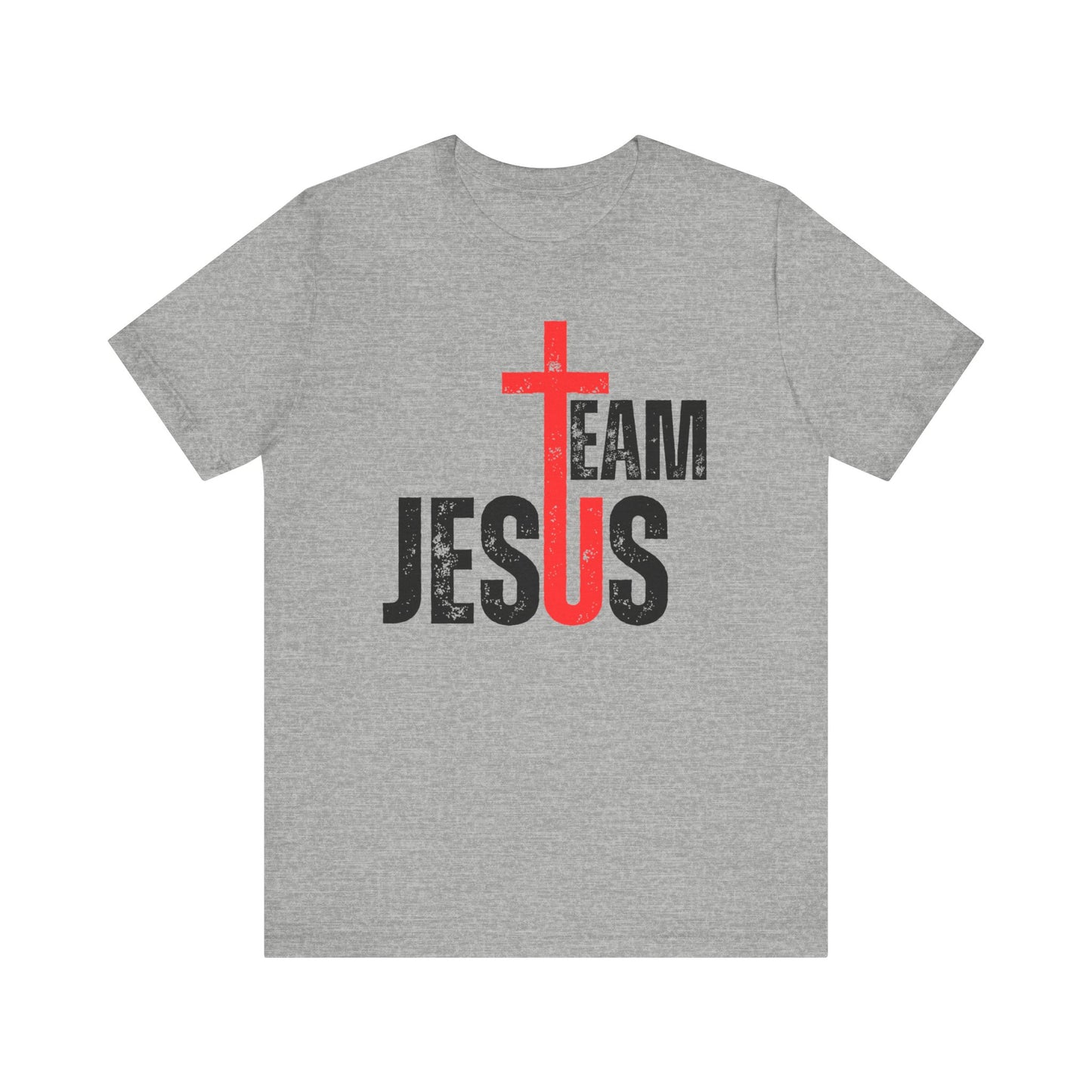 Team Jesus Front - Unisex Jersey Short Sleeve Tee