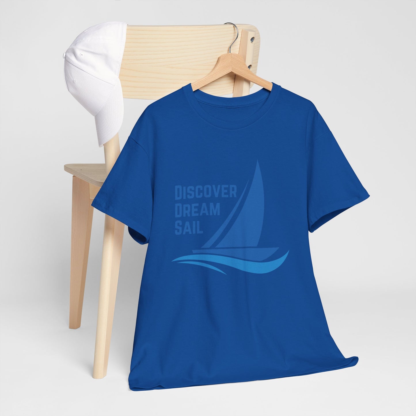 Discover Dream Sail - Unisex Heavy Cotton Tee