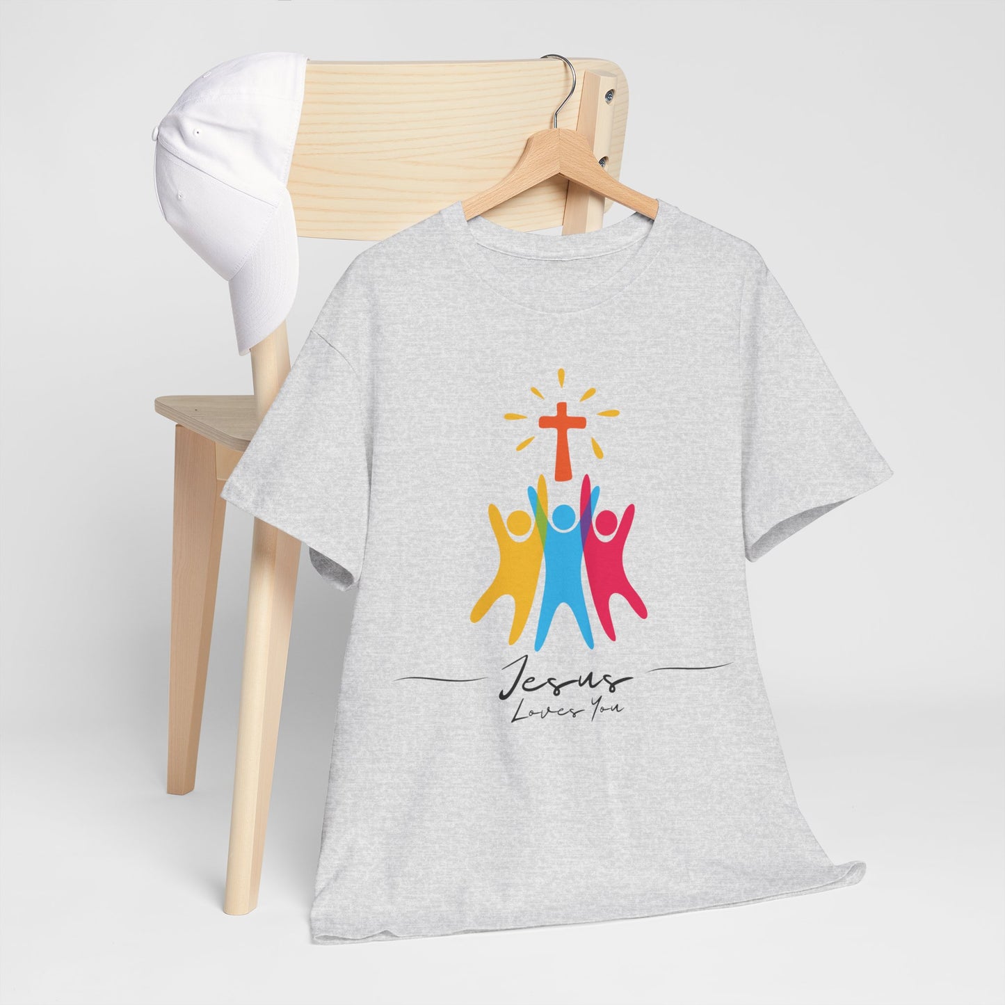 Jesus Loves You - Unisex Heavy Cotton Tee