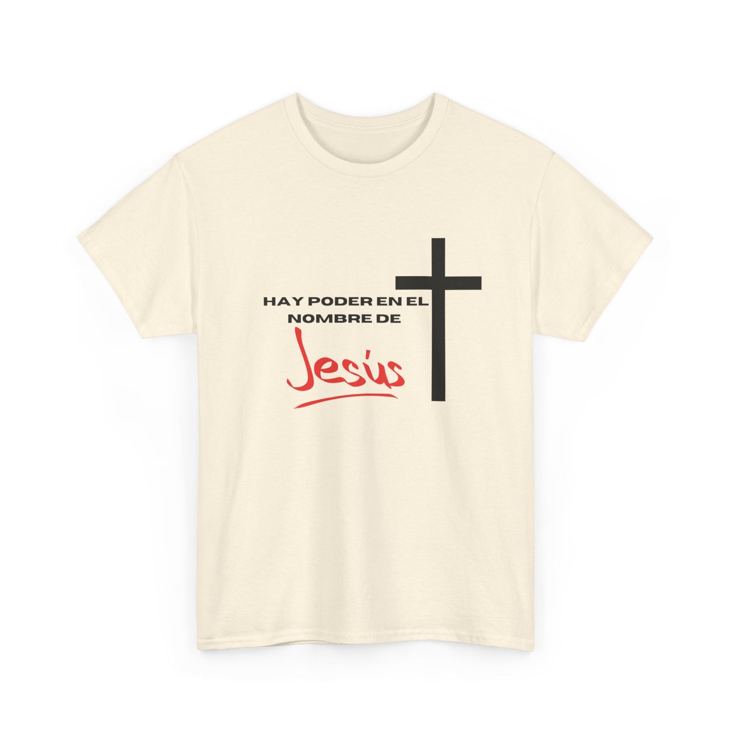 Hay poder en Jesus - Spanish - Unisex Heavy Cotton Tee