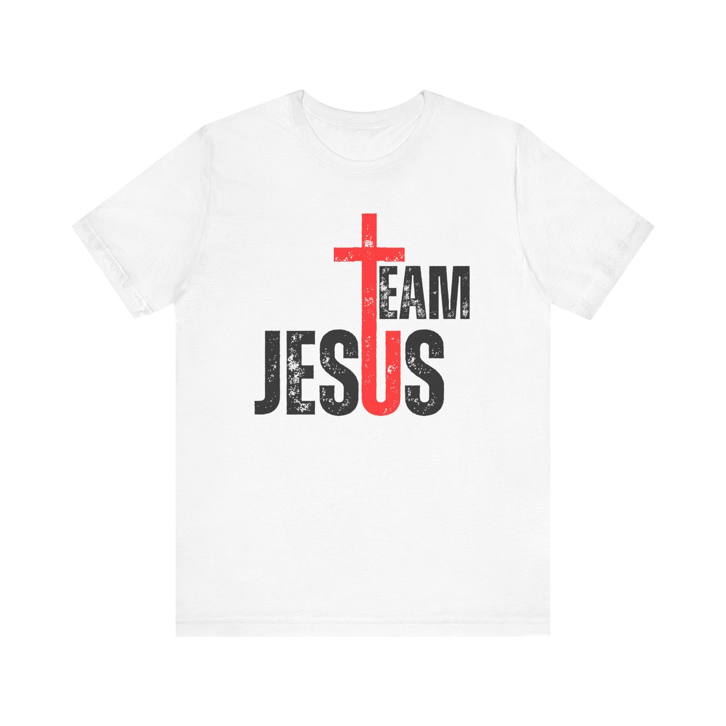 Team Jesus Front - Unisex Jersey Short Sleeve Tee