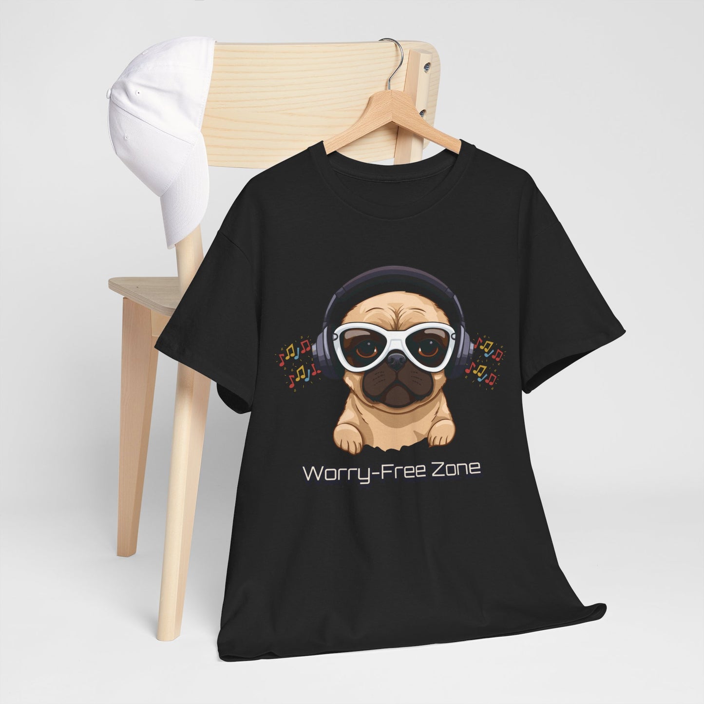 Worry-Free Zone - Unisex Heavy Cotton Tee