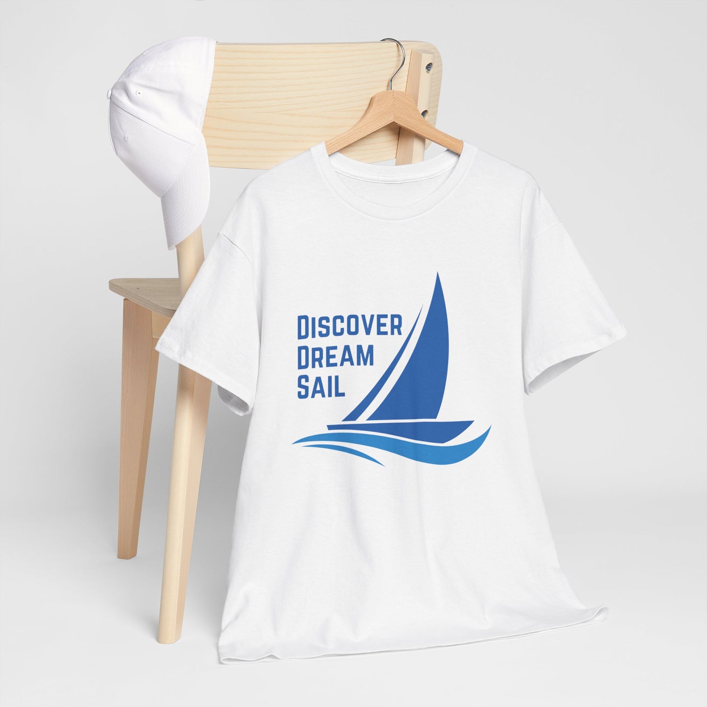 Discover Dream Sail - Unisex Heavy Cotton Tee