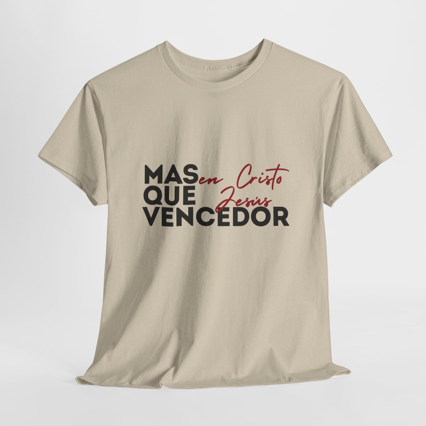 Christian Tee - Mas que vencedor en Cristo Jesus