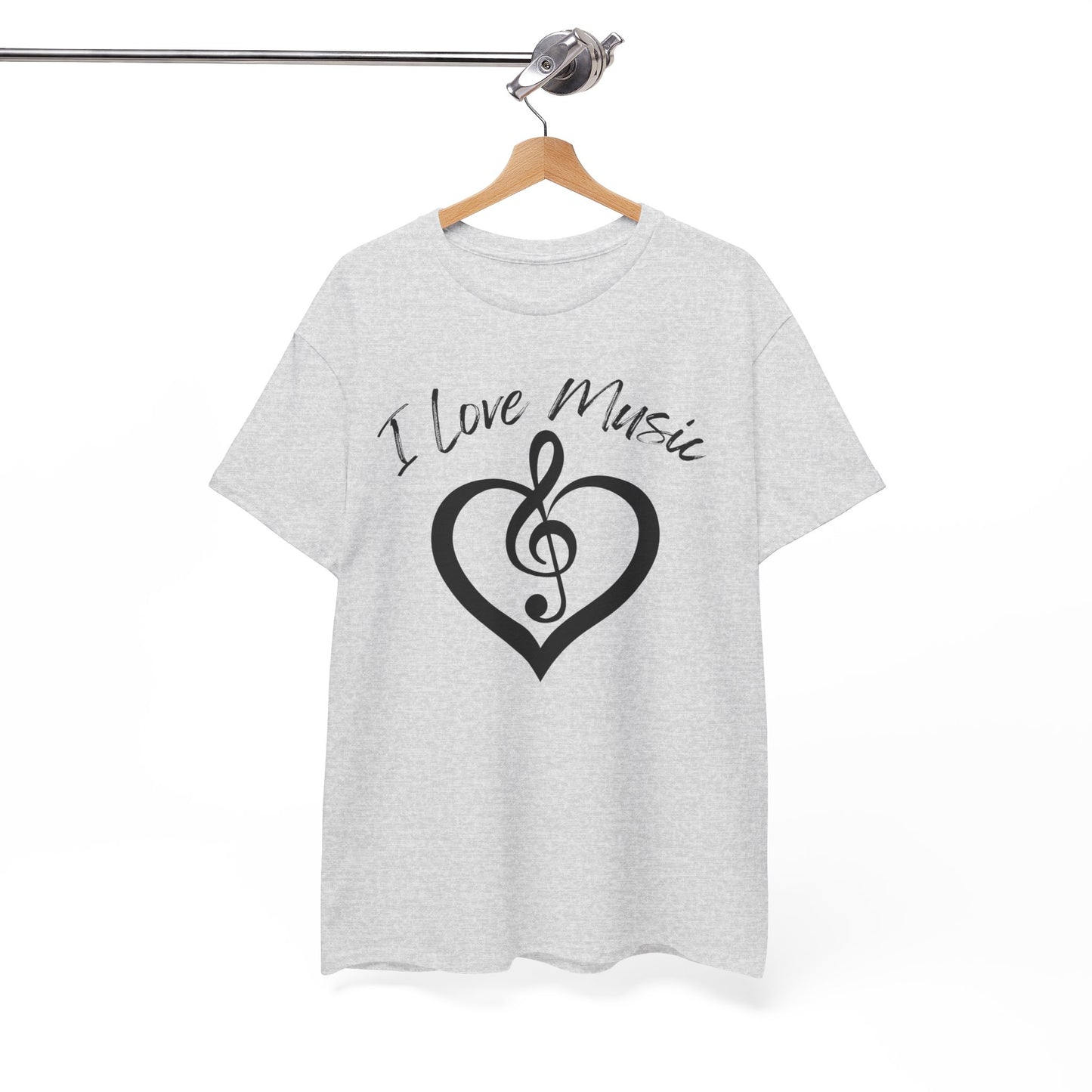 I Love Music - Unisex Heavy Cotton Tee