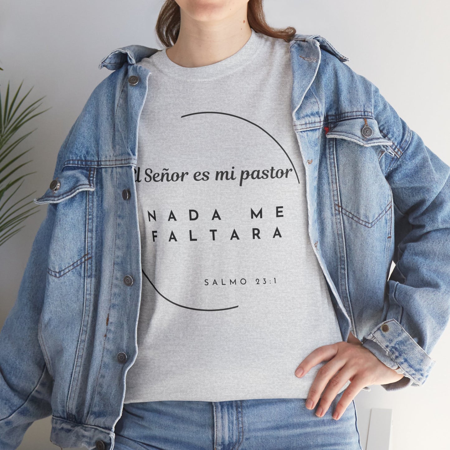 El Señor es mi pastor - Spanish - Unisex Heavy Cotton Tee