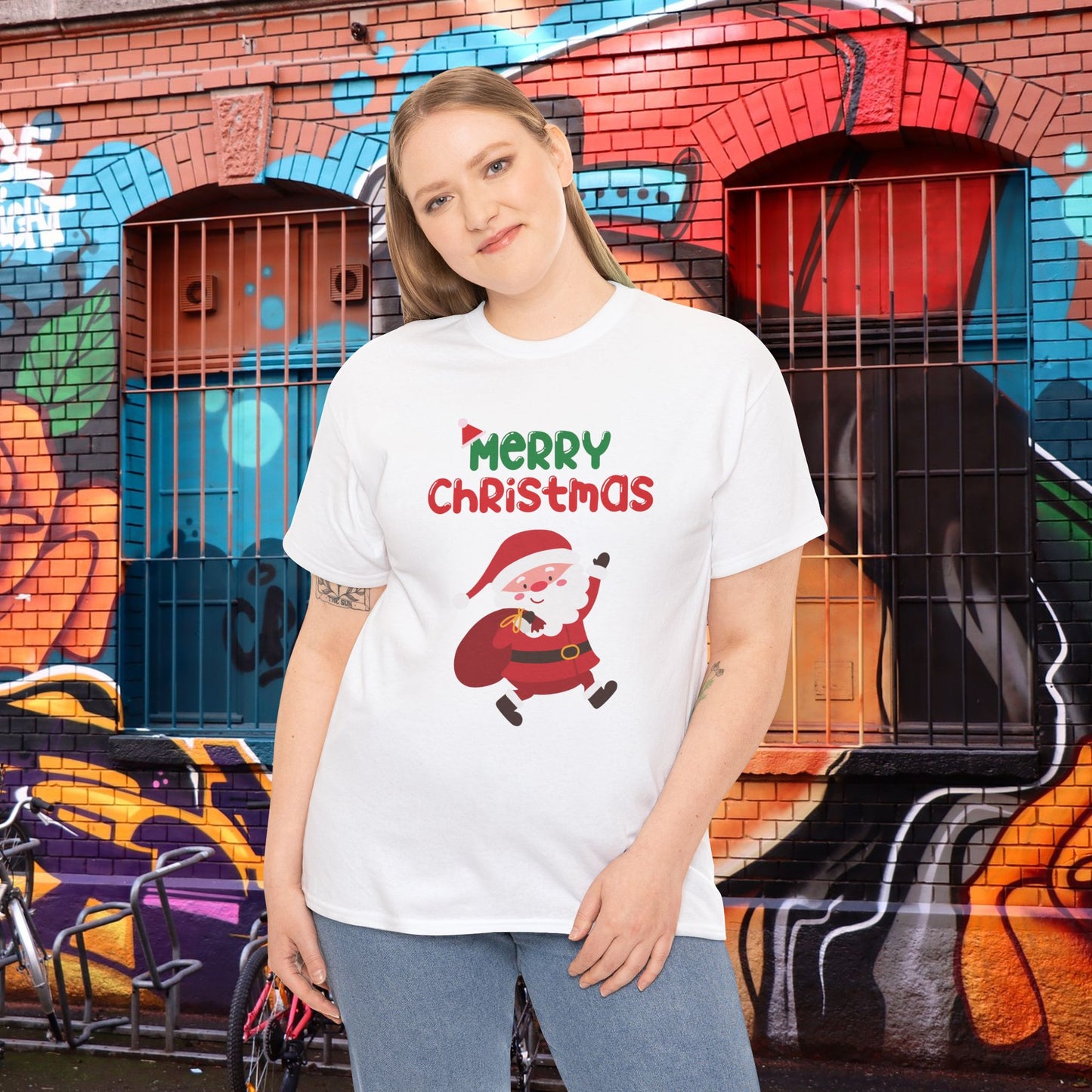 Christmas Santa Unisex Tee - Festive Holiday Apparel