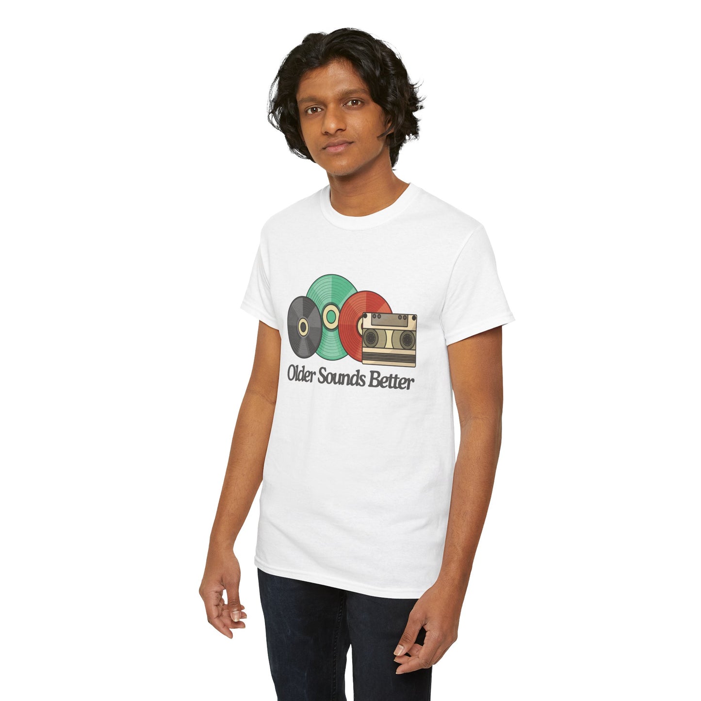 Older sounds better - Unisex Heavy Cotton Tee
