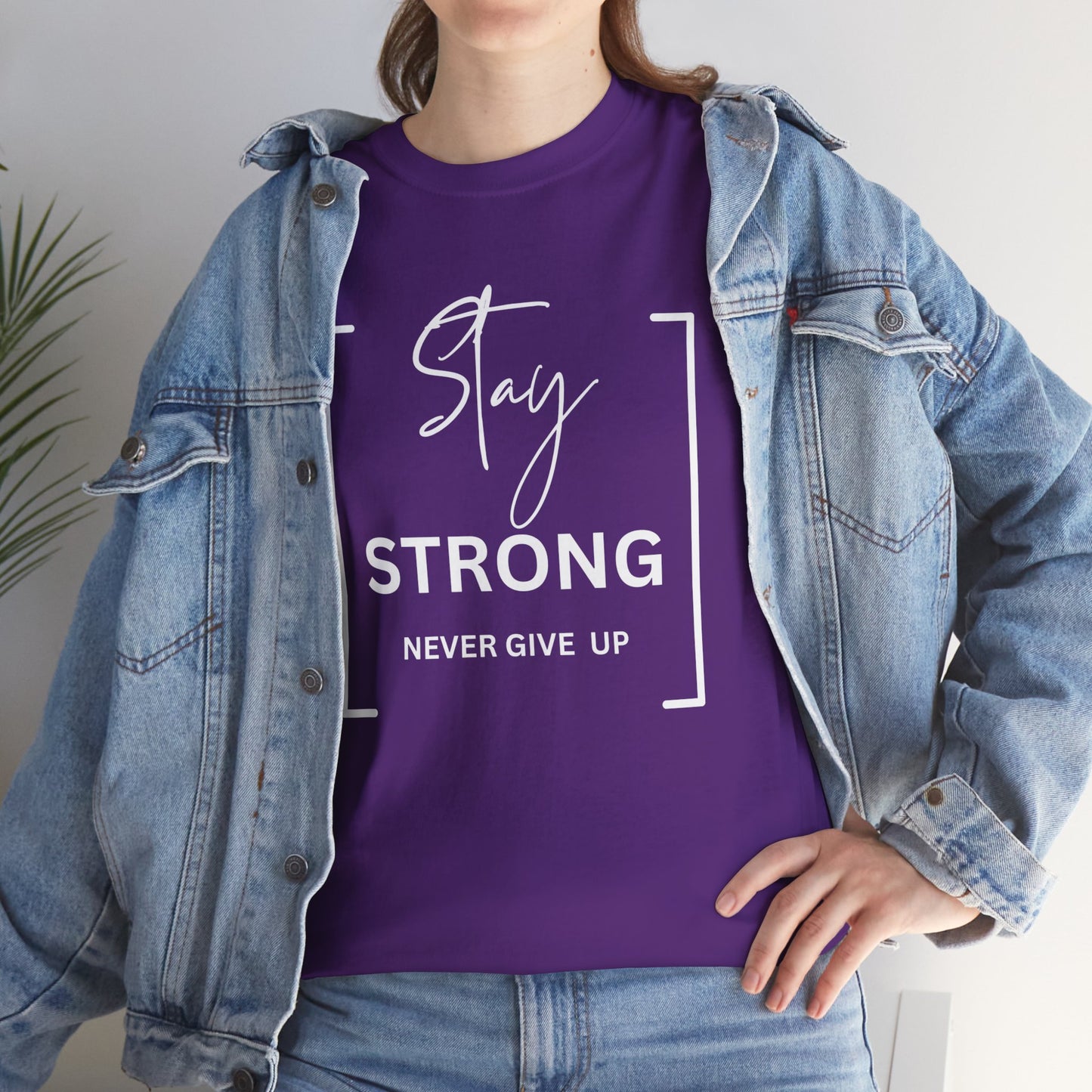 Stay Strong - Unisex Heavy Cotton Tee