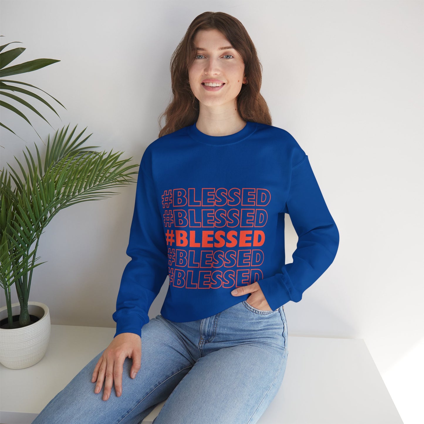 Blessed Front - Crewneck Sweatshirt