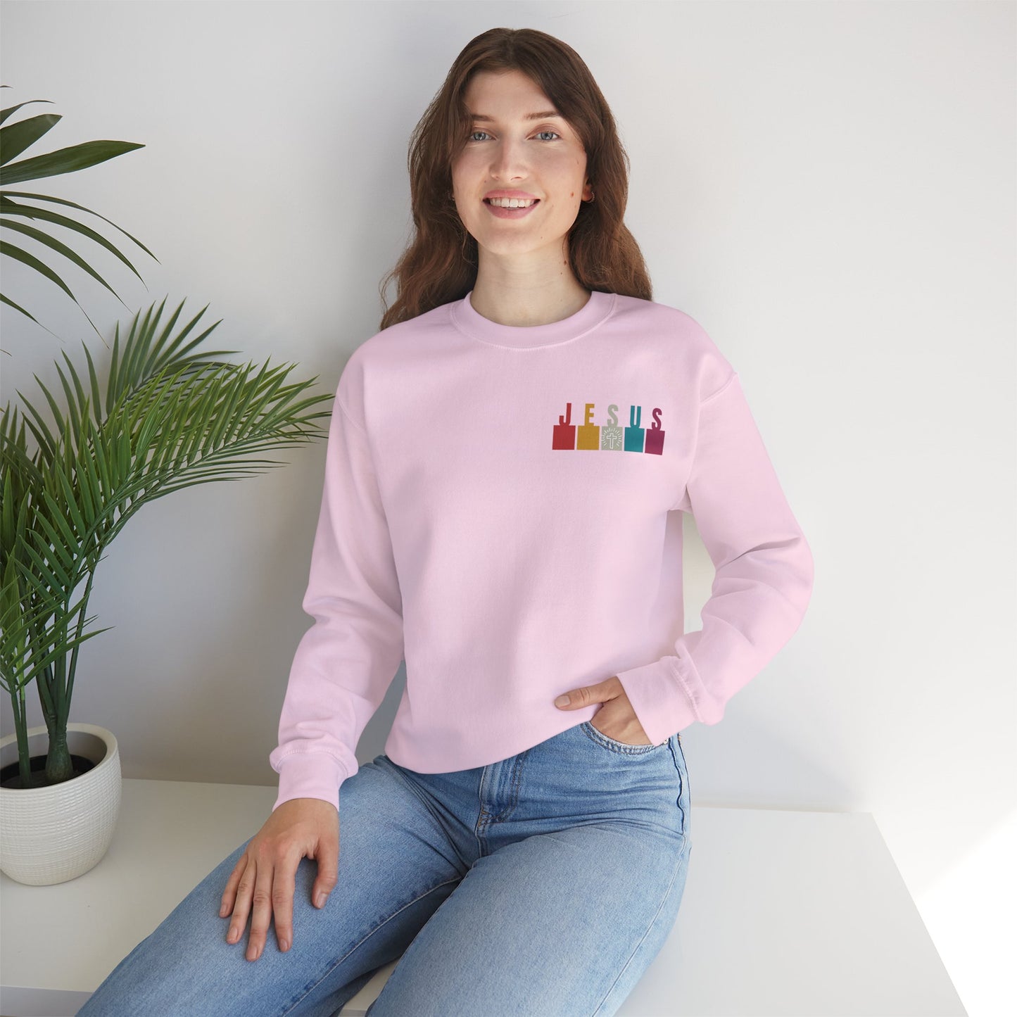 Jesus - Unisex Heavy Blend Crewneck Sweatshirt