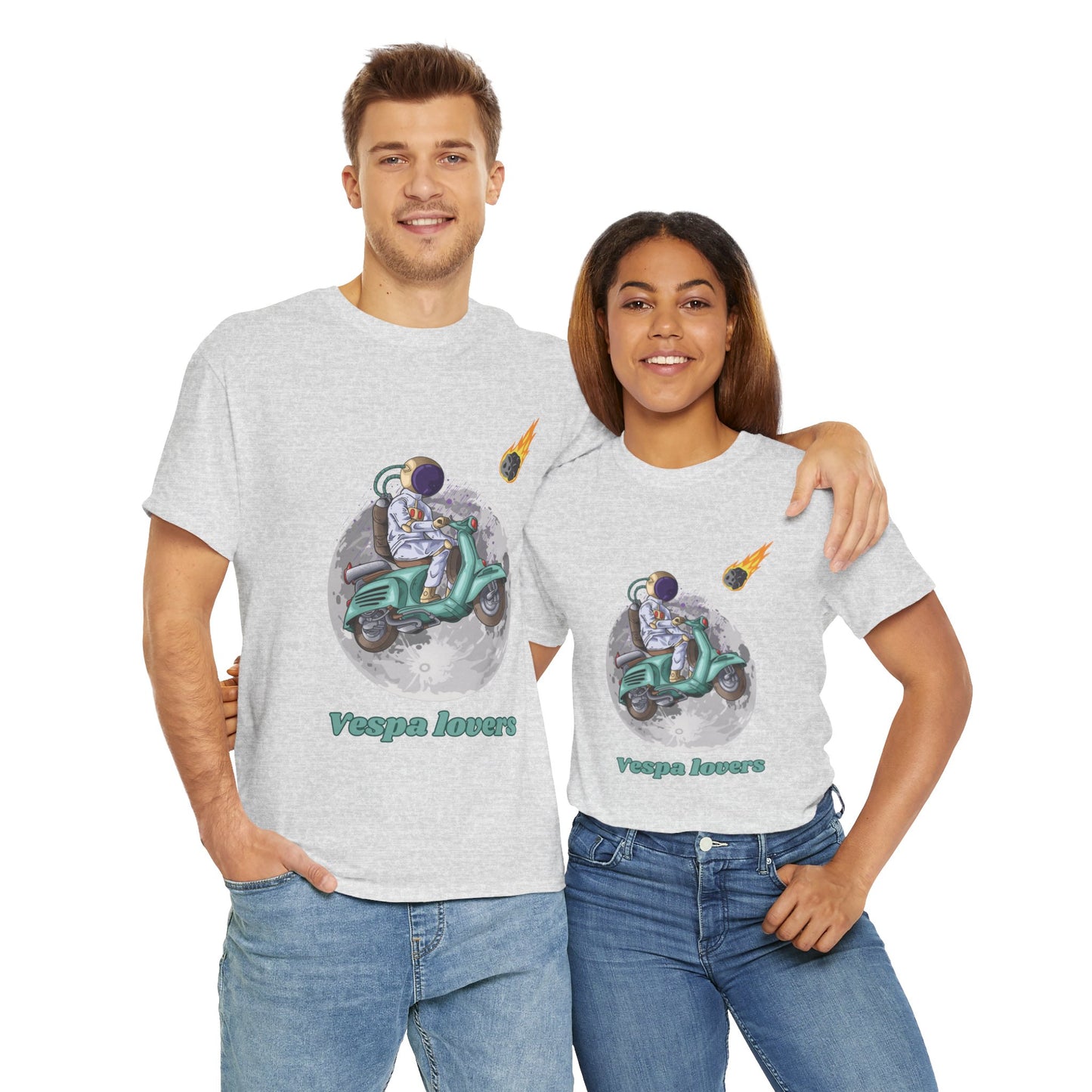 Vespa Lovers - Spanish - Unisex Heavy Cotton Tee
