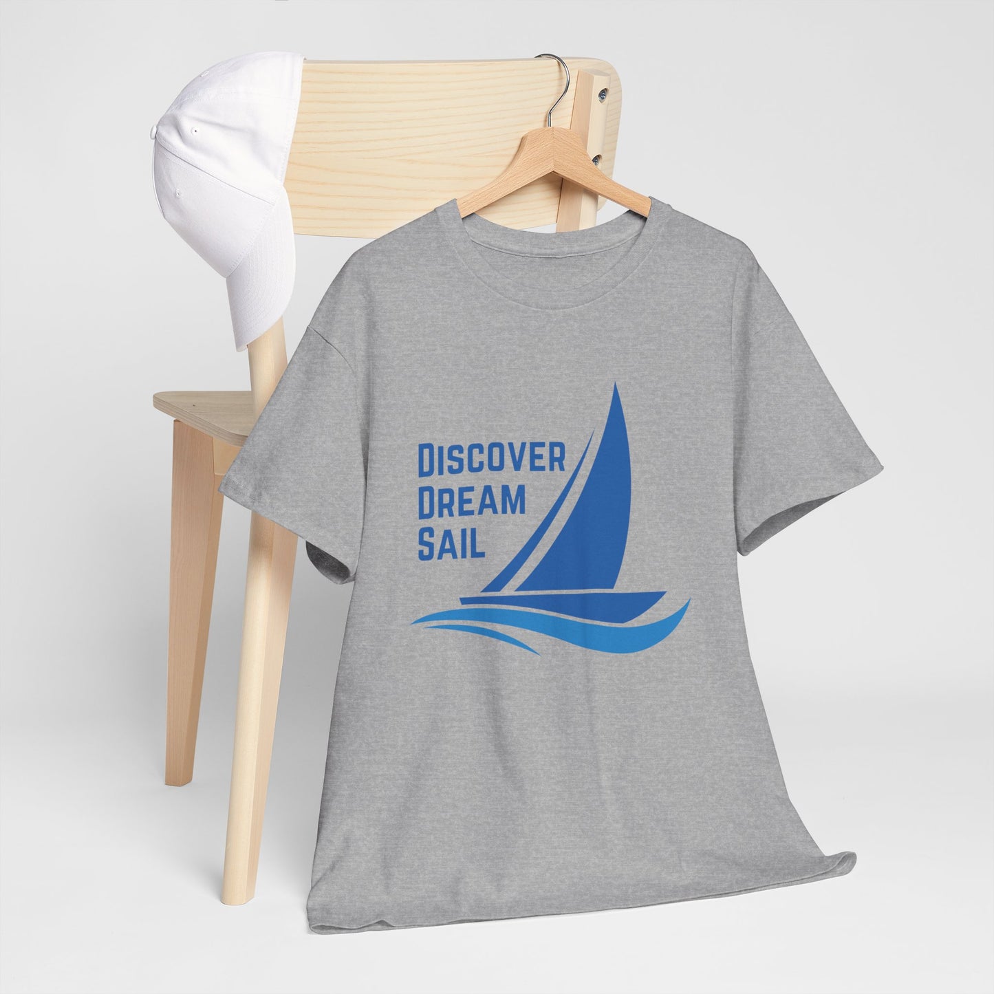 Discover Dream Sail - Unisex Heavy Cotton Tee