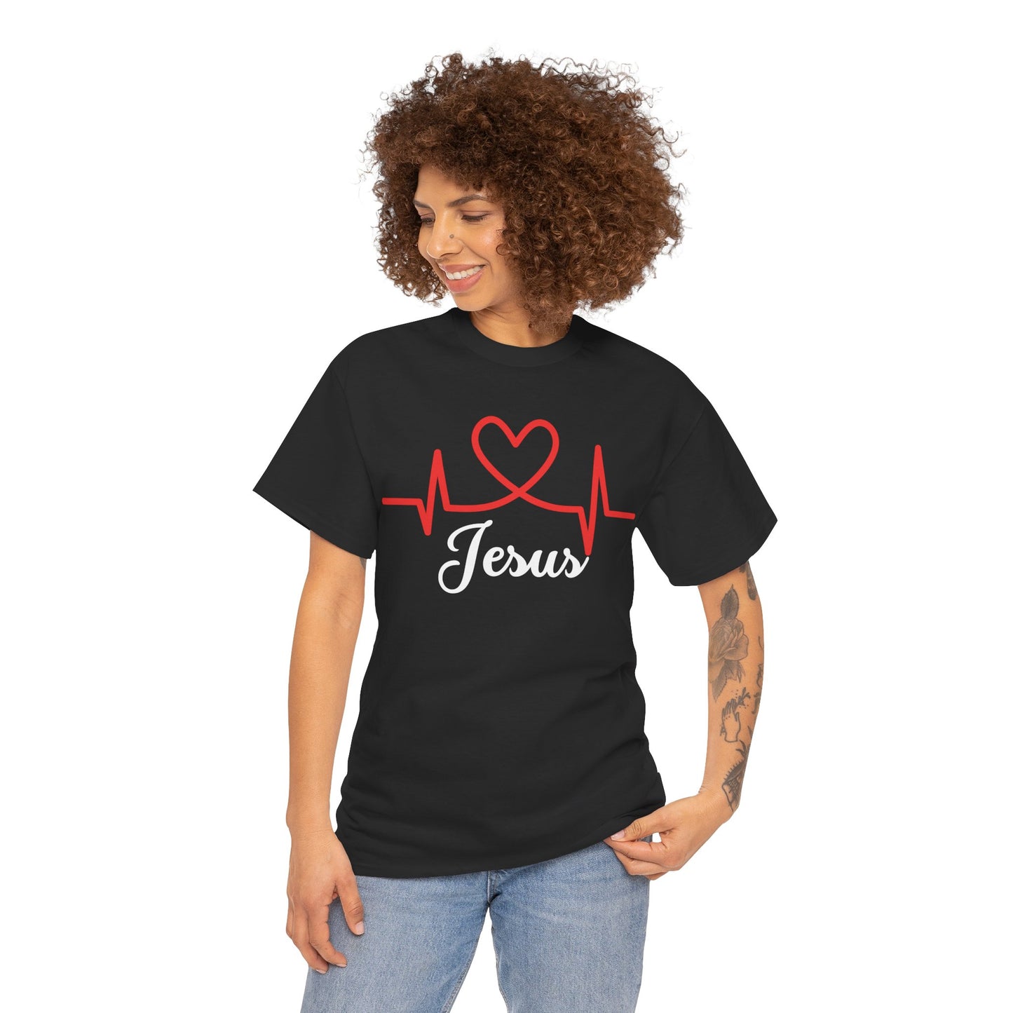 Jesus Hearth - Unisex Heavy Cotton Tee