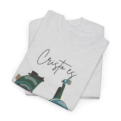 Cristo es - PR Flag Spanish - Unisex Heavy Cotton Tee