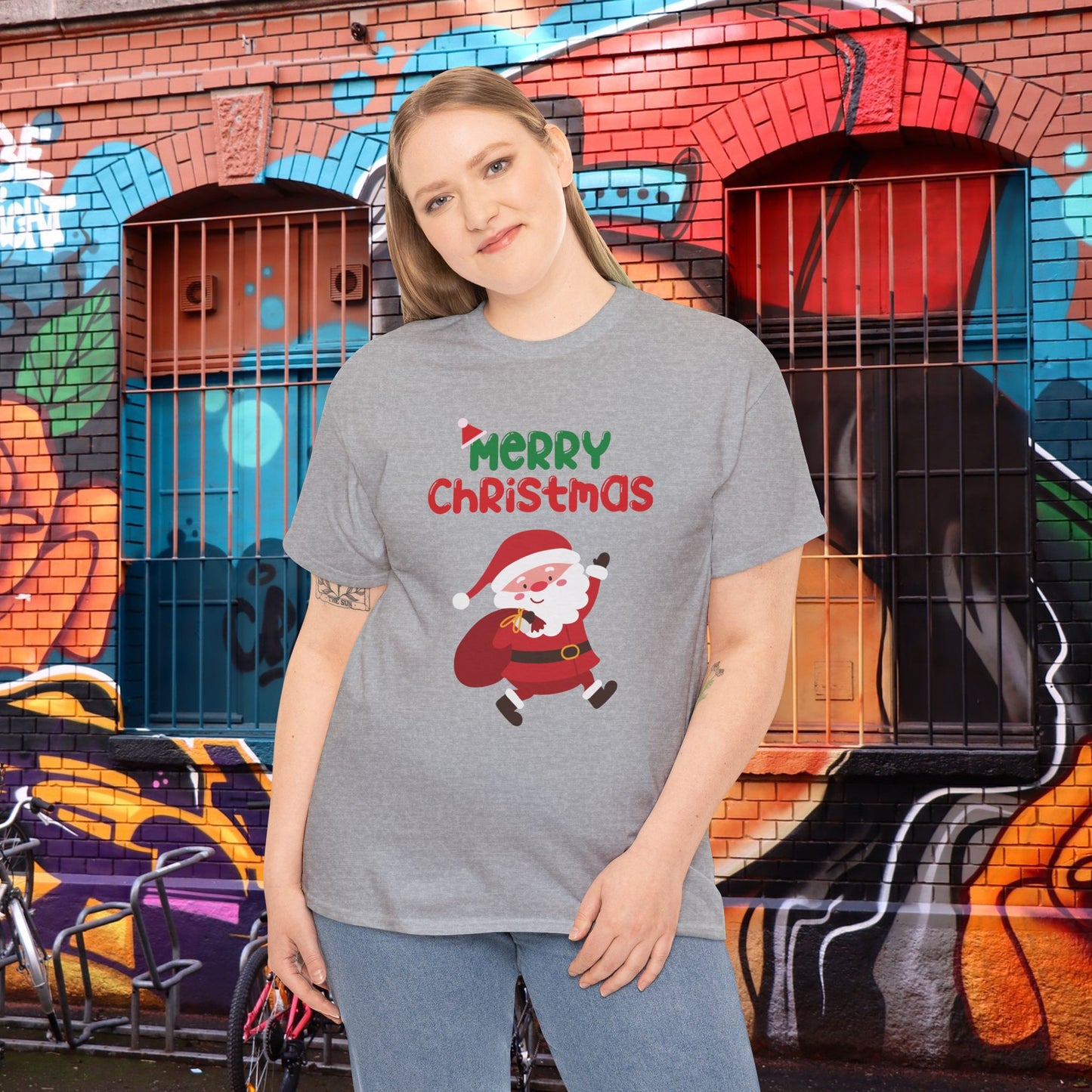 Christmas Santa Unisex Tee - Festive Holiday Apparel