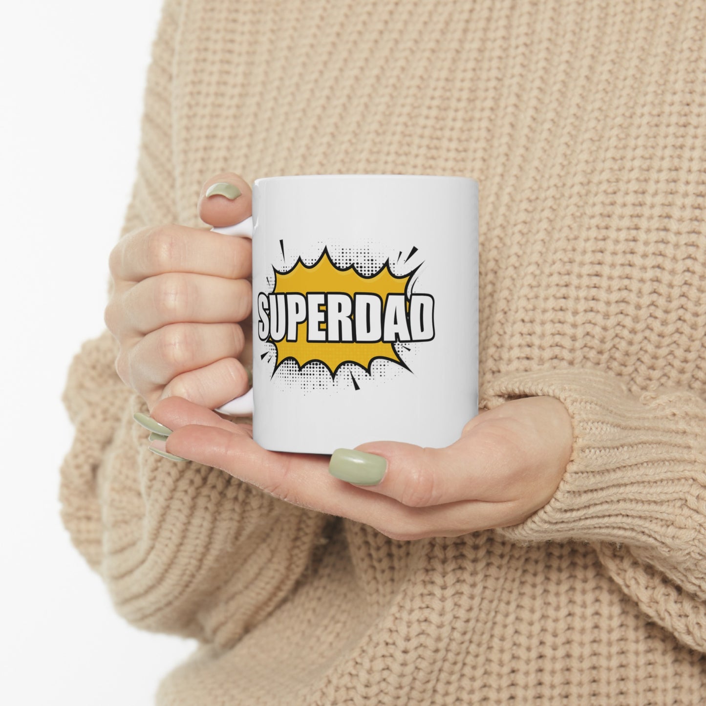 Superdad - Ceramic Mug, (11oz)