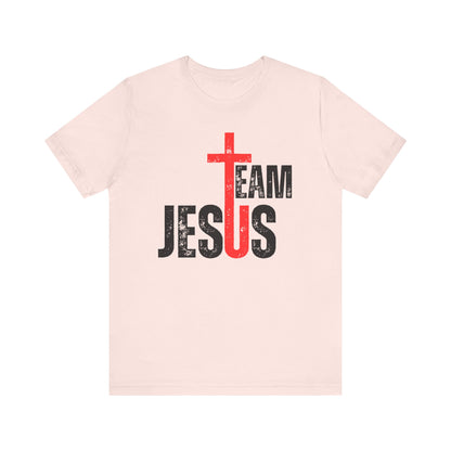 Team Jesus Front - Unisex Jersey Short Sleeve Tee