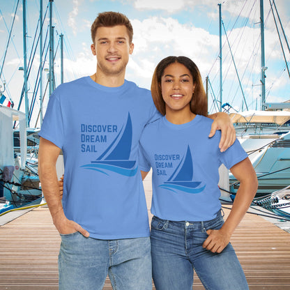 Discover Dream Sail - Unisex Heavy Cotton Tee
