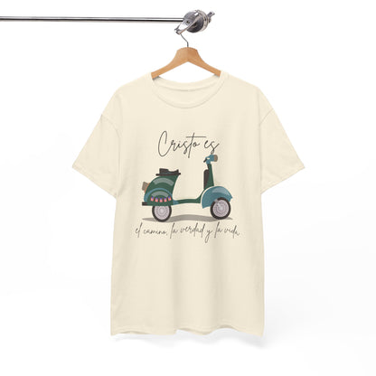 Cristo es - PR Flag Spanish - Unisex Heavy Cotton Tee