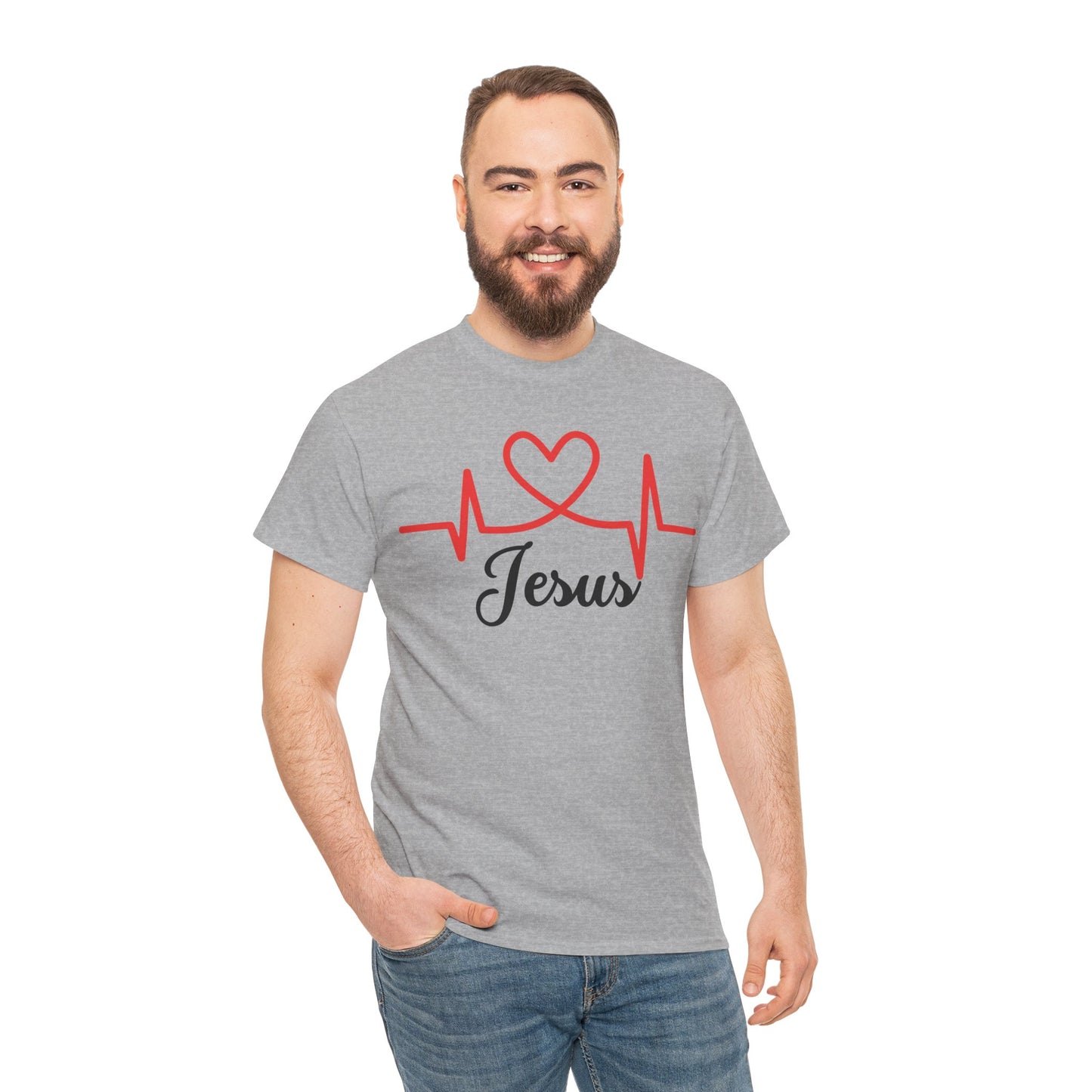 Jesus Hearth - Unisex Heavy Cotton Tee