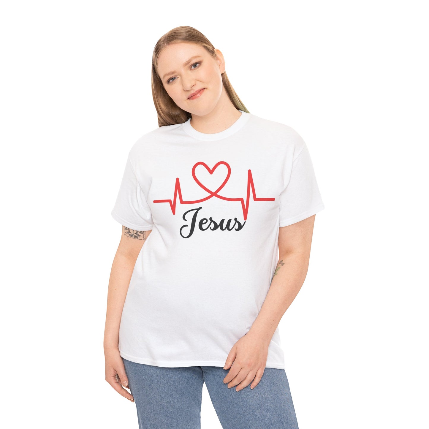 Jesus Hearth - Unisex Heavy Cotton Tee