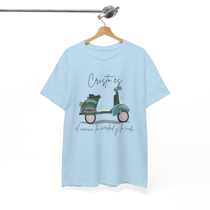 Cristo es - PR Flag Spanish - Unisex Heavy Cotton Tee