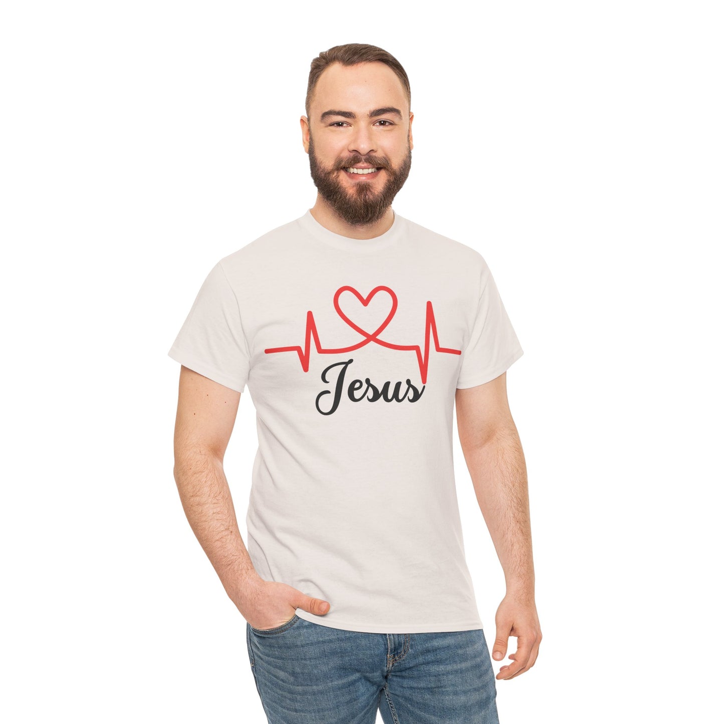 Jesus Hearth - Unisex Heavy Cotton Tee