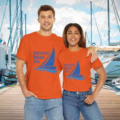Discover Dream Sail - Unisex Heavy Cotton Tee