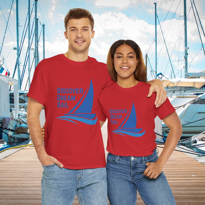 Discover Dream Sail - Unisex Heavy Cotton Tee
